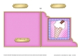 Sweet Treats Ice Cream Cone - Cut and Fold Corner Card 