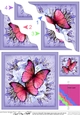 Butterflies & Flowers Wavey Corner Stacker