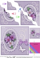 A Touch of Elegance Flowers Pearls and Lace Wavey Corner Stacker