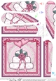 Wedding Cake Fan Pyramage Topper