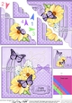 Birthday Butterflies and Flowers Birdcage Scalloped Corner Stacker