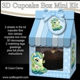 3D Mini Milk Carton Cupcake Treat Box Mini Kit - Cute Little Pony