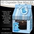 3D Mini Milk Carton Cupcake Treat Box Mini Kit - Cute Little Pony