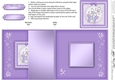 Fluttery Butterfly No-Hole Fold Back Card