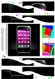 Happy Birthday Smart Phone Wavy Spiral Side Stacker