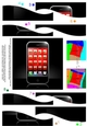 Happy Birthday Smart Phone Wavy Spiral Side Stacker
