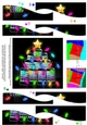 Merry Christmas Smart Phones Wavy Spiral Side Stacker