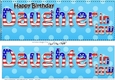 Large DL Happy Birthday DAUGHTER IN LAW 3D decoupage USA Stars & Stripes