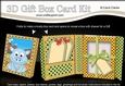 3D Cute Little Dino Gift Box Card Kit 3d Decoupage