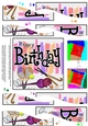 Birthday Sports and Games Wavy Spiral Side Stacker