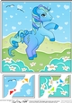 8 x 8 My Cute Little Pony Scalloped Corner Topper  