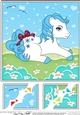 8 x 8 My Cute Little Pony Scalloped Corner Topper  