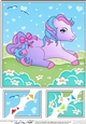 8 x 8 My Cute Little Pony Scalloped Corner Topper  