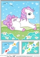8 x 8 My Cute Little Pony Scalloped Corner Topper  