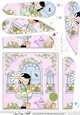Rose Cottage Girlz Fan Pyramage Topper
