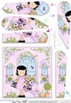 Rose Cottage Girlz Fan Pyramage Topper