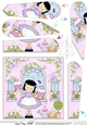 Rose Cottage Girlz Fan Pyramage Topper