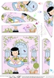 Rose Cottage Girlz Fan Pyramage Topper