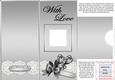 Add a Photo Card Roses & Lace with easy fold frame