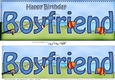 Large DL Happy Birthday BOYFRIEND 3D decoupage with Fishing