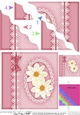 A Touch of Elegance Flowers Pearls and Lace Wavey Corner Stacker