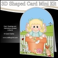 3D Shaped Card Kit - Flowerpot Friends - Cute Little Fairy