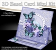 3D Easel Card Mini Kit - A Touch of Elegance - Flowers Lace, Butterflies & Pearls