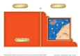 Out of this World Outer Space Cut and Fold Corner Card 