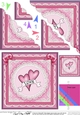 Love Hearts Scallop Corner side stacker Topper