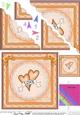 Love Hearts Scallop Corner side stacker Topper