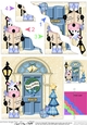 Milly Moo Cow is at the Door - Christmas Wavy Corner Side Stacker