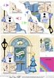 Ben Polar Bear is at the Door - Christmas Wavy Corner Side Stacker