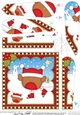 Christmas Fan Pyramage Topper - Bobbin Robin
