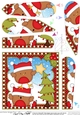 Christmas Fan Pyramage Topper - Bobbin Robin