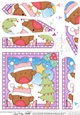 Christmas Fan Pyramage Topper - Bobbin Robin