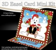 3D Easel Card Mini Kit - Little Westie Dog
