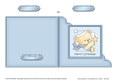 Cute Hunney Bear Robert has a Christmas Star - Cut and Fold Corner Card