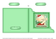 Cute Hunney Bear Robert has a Christmas Star - Cut and Fold Corner Card