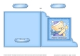 Cute Hunney Bear Robert has a Christmas Star - Cut and Fold Corner Card