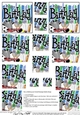 Birthday Sports and Games Twisted Pyramage sheet