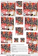 Birthday Sports and Games Twisted Pyramage sheet