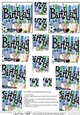 Birthday Sports and Games Twisted Pyramage sheet