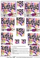 Birthday Sports and Games Twisted Pyramage sheet