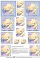 Cute Hunney Bear Rosie has a Christmas Star - Pyramage Sheet
