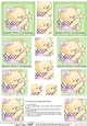 Cute Hunney Bear Rosie has a Babys 1st Christmas Star - Pyramage Sheet