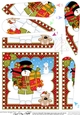 Christmas Snowman Rio Fan Pyramage Topper