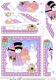Christmas Snowman Rio Fan Pyramage Topper