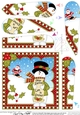 Christmas Snowman Rio Fan Pyramage Topper