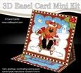 3D Easel Card Mini Kit - Little Dog Rusty