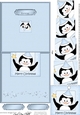 No-Hole Easy Over the Edge Card & Spiral Pyramid Topper - Christmas Penguin